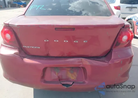 2014 Dodge Avenger Se из США, поврежденный, VIN 1C3CDZAB5EN228256